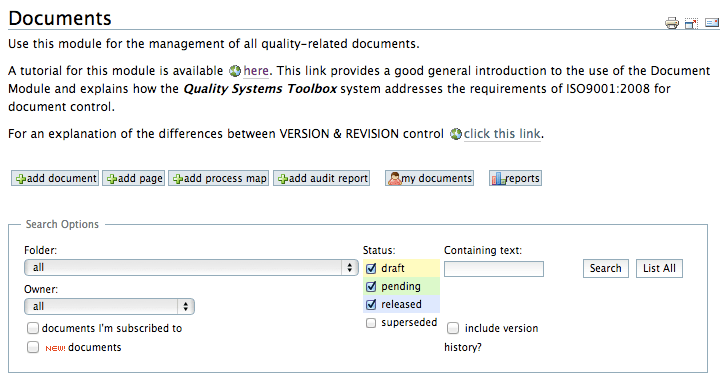 Document-search-options