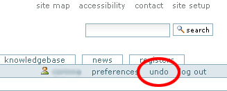 undo